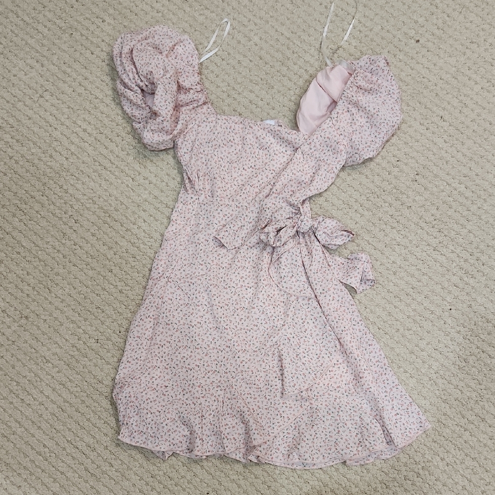 Princess Polly Blush Floral Dress